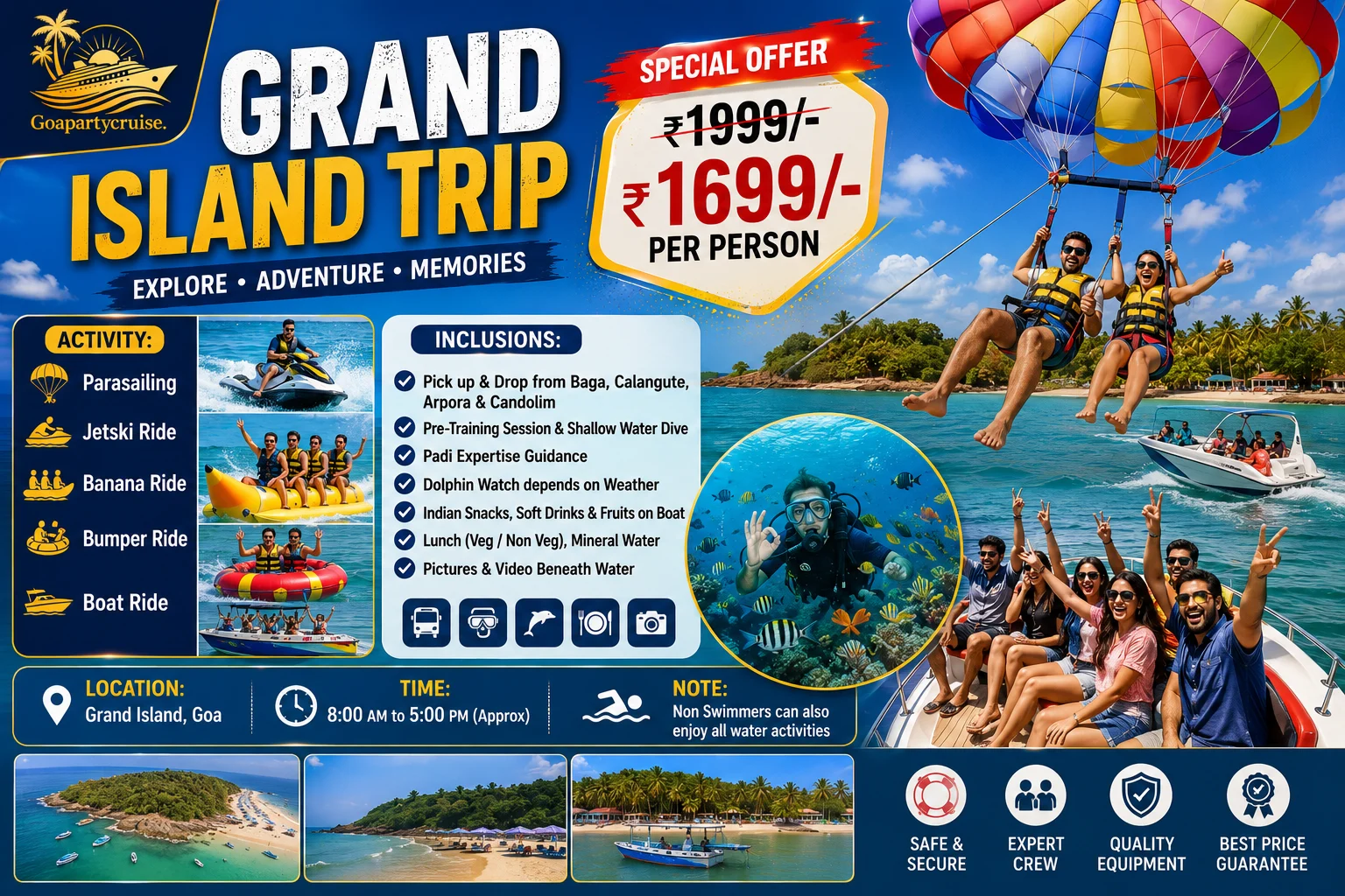 Grand Island Trip Goa