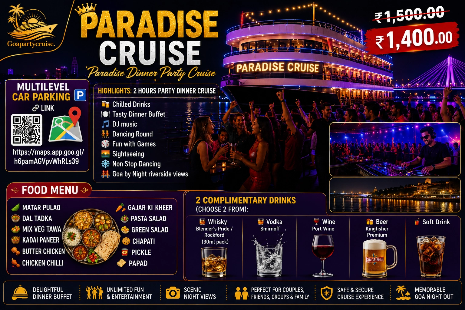Paradise Cruise Goa