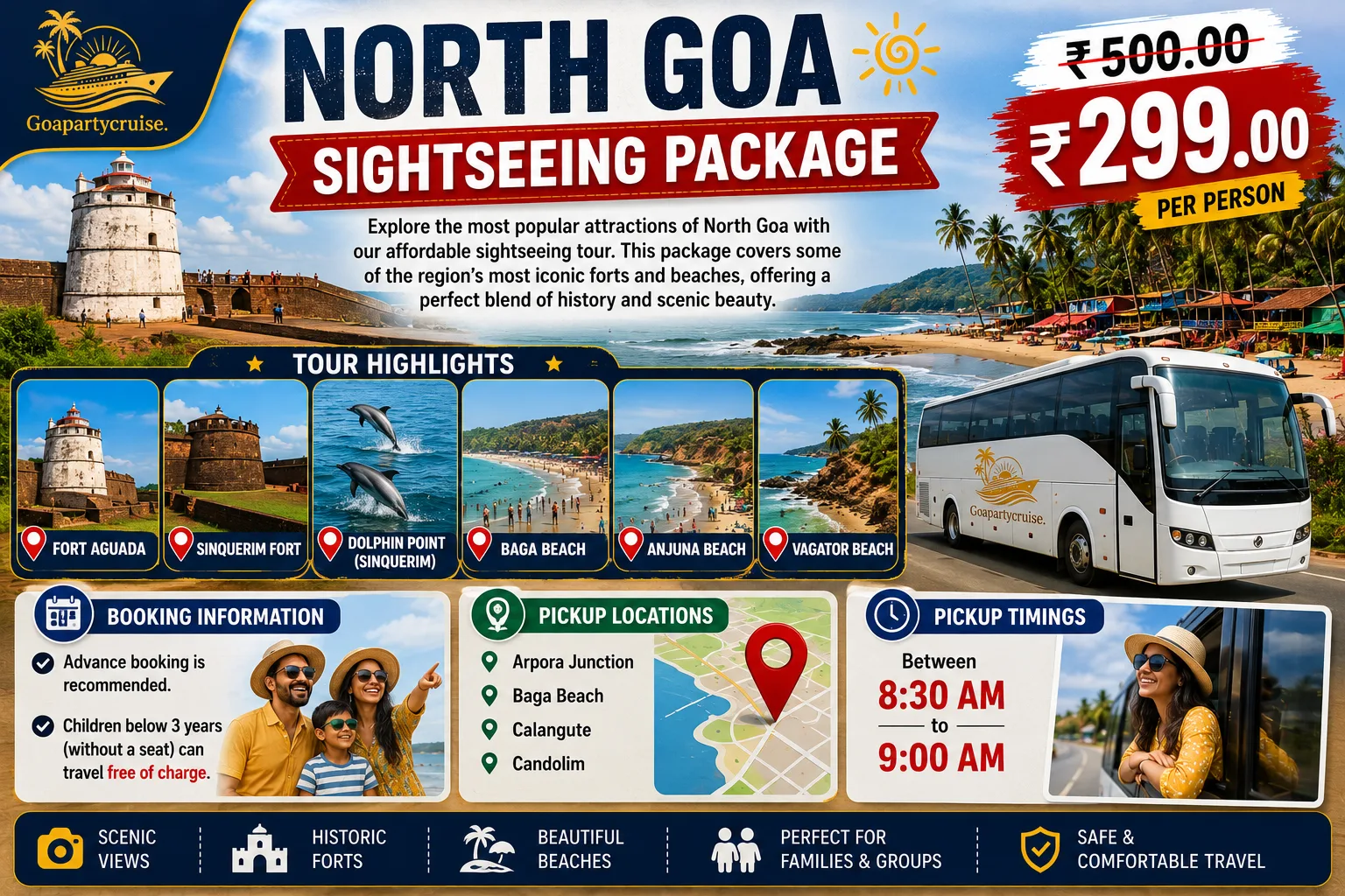 North Goa Sightseeing Package
